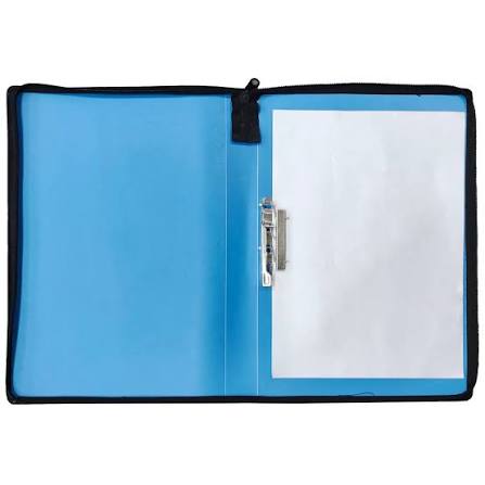 Zip Plastic File with Clip | Zip Plastic Clip File | Zip Plastic File Folder with Clip | Zip Exam File With Clip