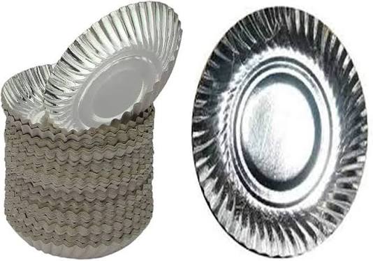 Disposable Plate | Disposable Serving Plate | Single Use Plate | Paper Disposable Plate [ 100 Pcs ]