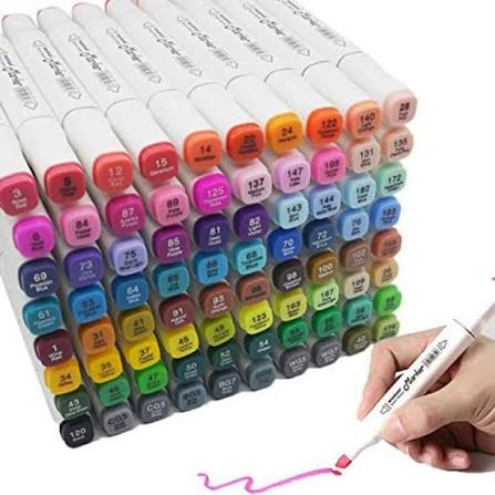 Imported Twin Alcohol Double side Marker Colour
