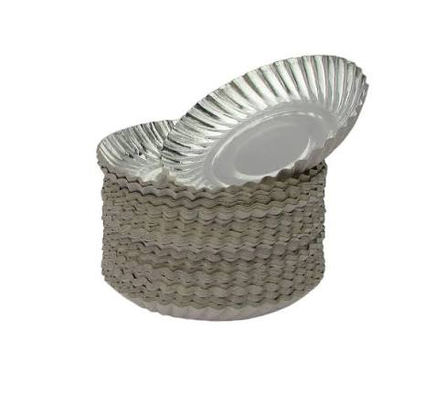 Disposable Plate | Disposable Serving Plate | Single Use Plate | Paper Disposable Plate [ 100 Pcs ]