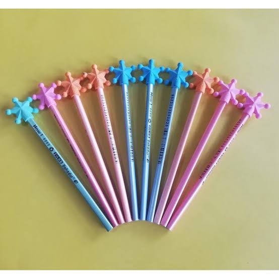 BAHADUR HOW TRICA PENCIL WITH BIG STAR ERASER