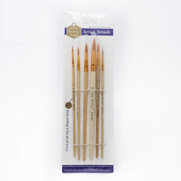 Keep Smiling Art Brush A609-6