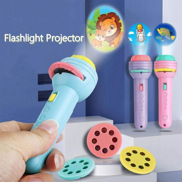 Kids Projection Flashlight – Fun Learning Toy for Kids in Pakistan