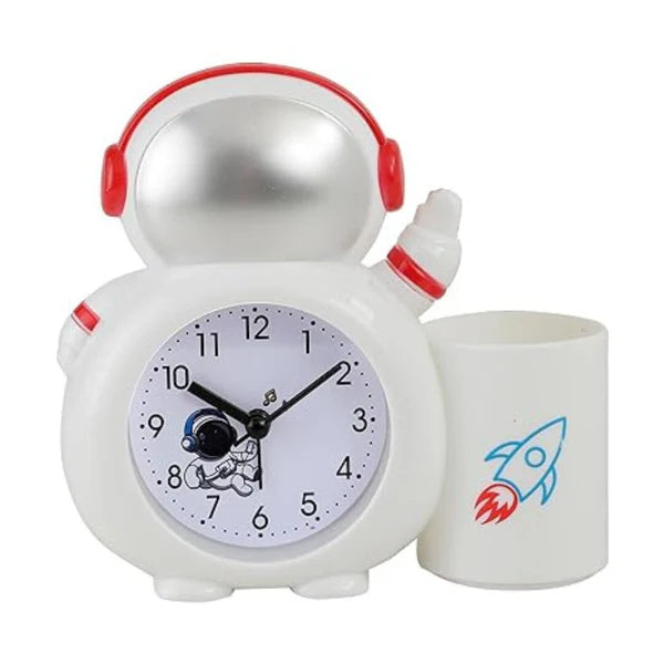 Spaceman alarm clock with pen holder (2302)