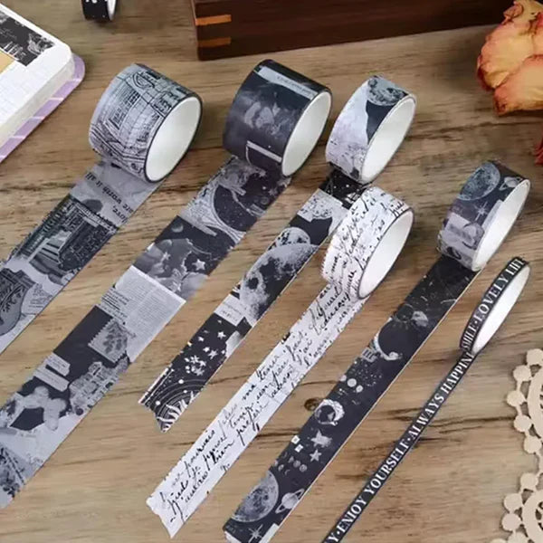 Black and white memories series washi tape (JD2622E)