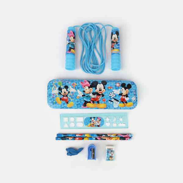 Kids stationery gift set with skipping rope