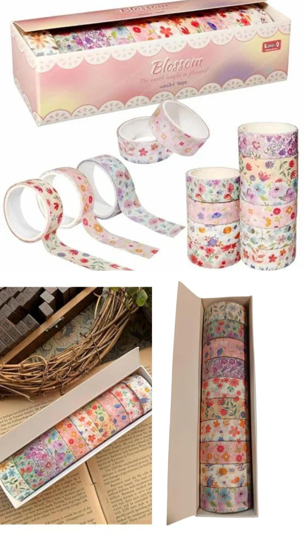 Floral Washi Tape size 15mm (HZ3015)