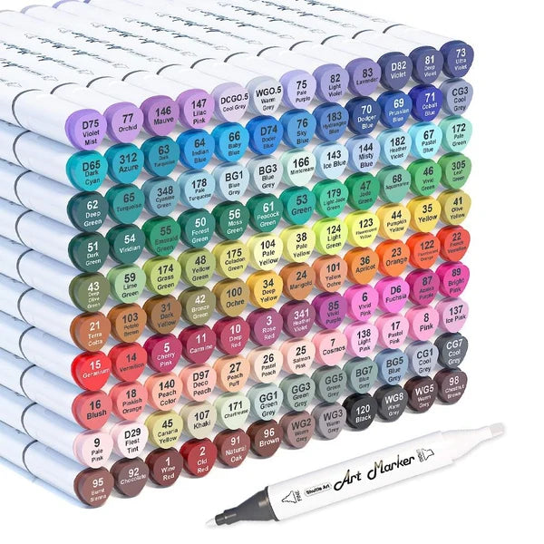 Imported Twin Alcohol Double side Marker Colour